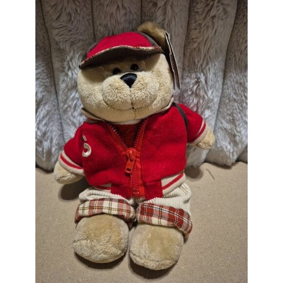 NWT Starbucks Bearista Back to School Boy 2004/backpack 33rd Edition - Picture 1 of 5